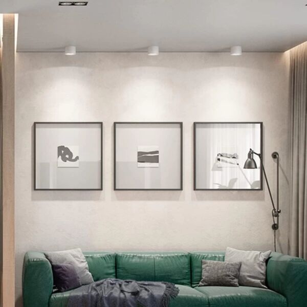 كشاف سلندر غطاء ابيض 15 واط