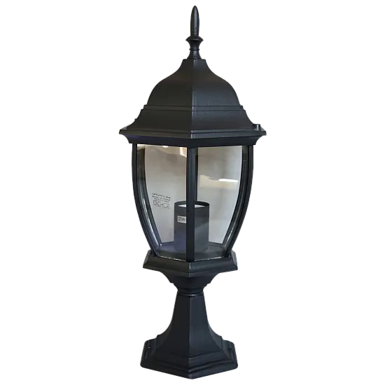 إضاءة جدارية جلاسي وسط - اسود