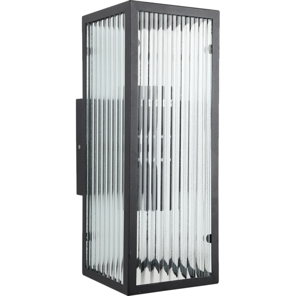 فانوس جداري مجوز خارجي - اسود