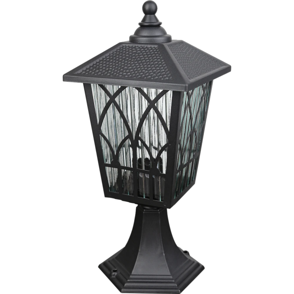 فانوس جلاسي خارجي اسود ريمب