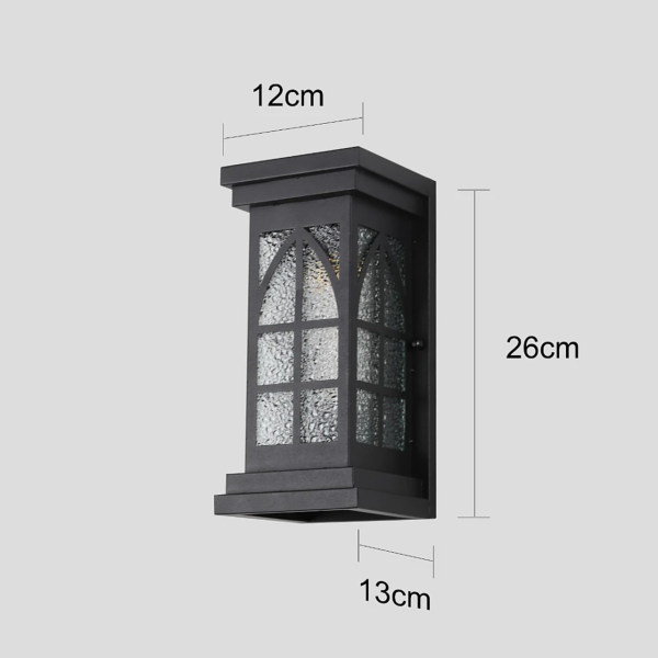 فانوس جداري اسود باندي