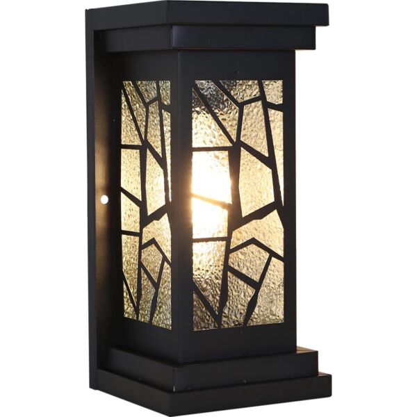 اضاءة جدارية خارجية فانوس كاي - اسود