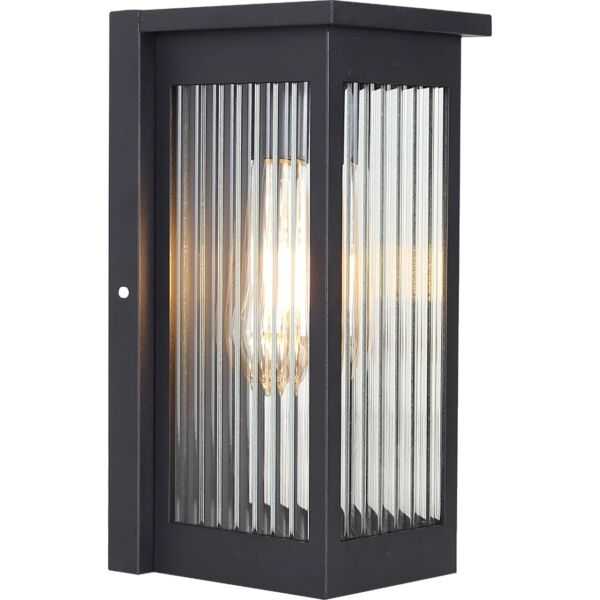 اضاءة جدارية خارجية فانوس كايا - اسود