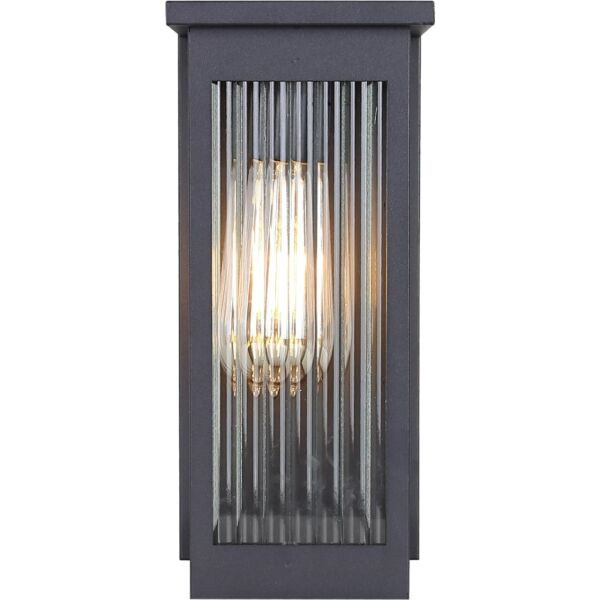 اضاءة جدارية خارجية فانوس كايا - اسود