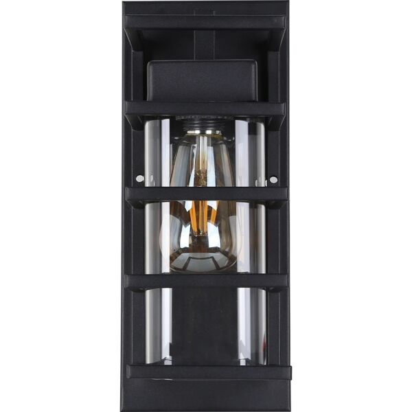 اضاءة جدارية كشاف بوابة خارجي - اسود