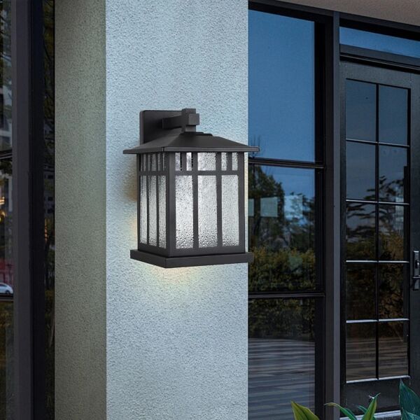 فانوس جداري خارجي غطاء لون اسود