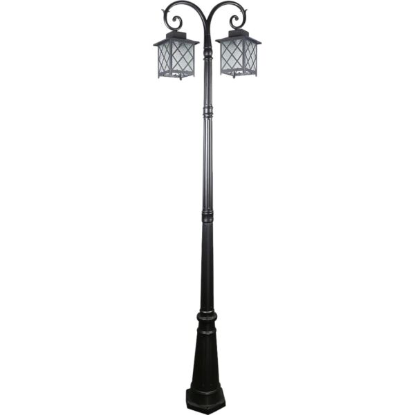 عامود انارة فانوس مجوز روبرت - اسود