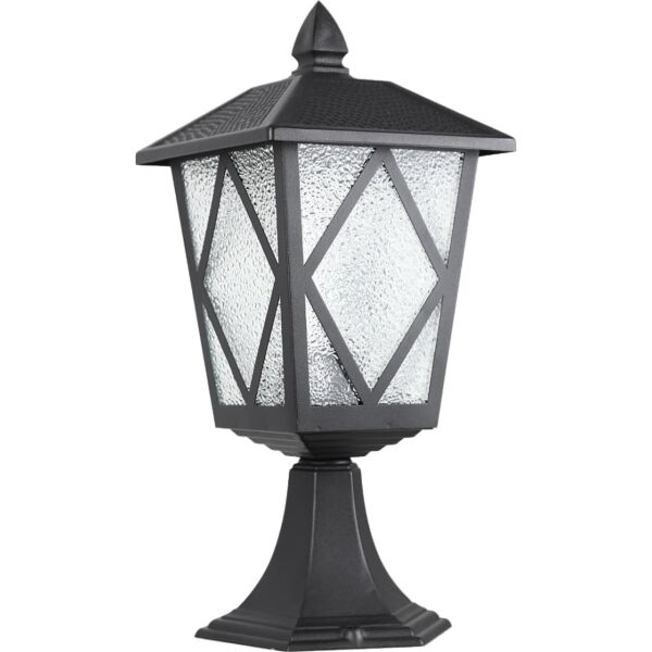 اضاءة خارجية فانوس جلاسي - اسود
