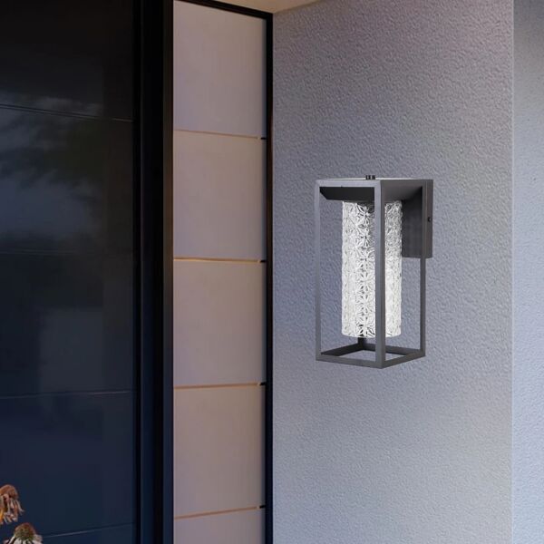 اضاءة جدارية خارجية مايا - اسود