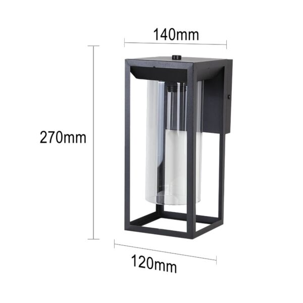 إضاءة جدارية صولا - اسود