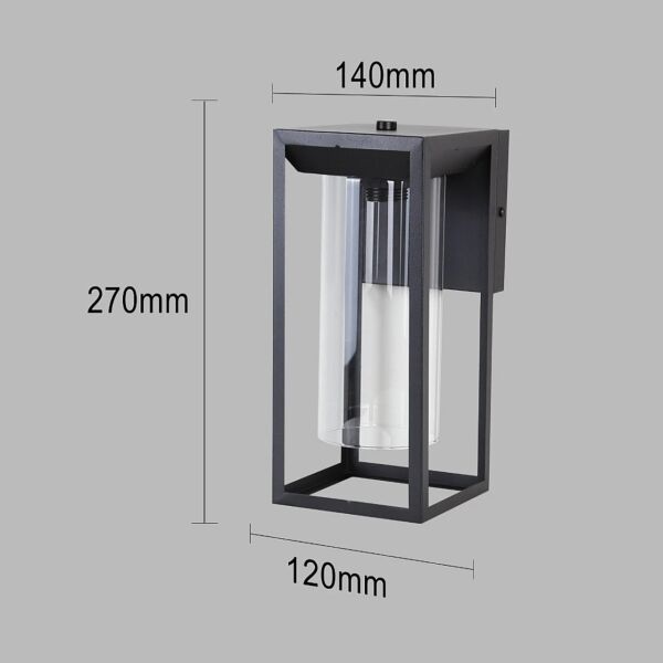إضاءة جدارية صولا - اسود