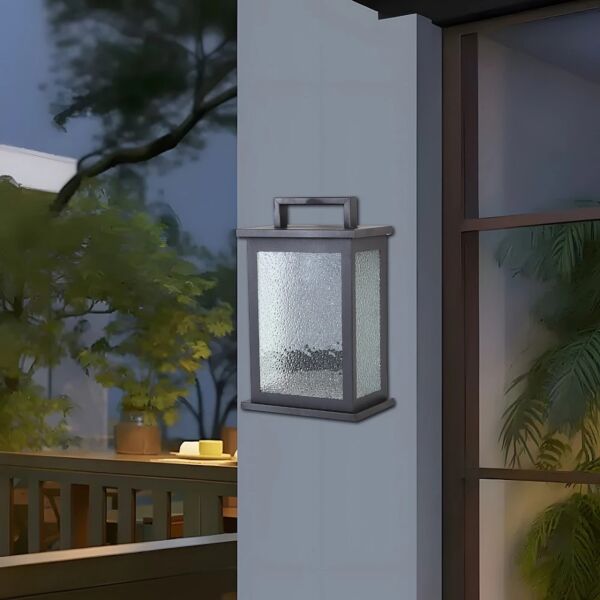 اضاءة جدارية خارجية فانوس وينزو - اسود