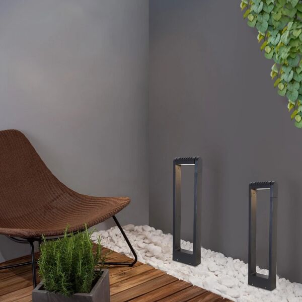 إضاءة أرضية خارجية كشاف 60 سم - اسود