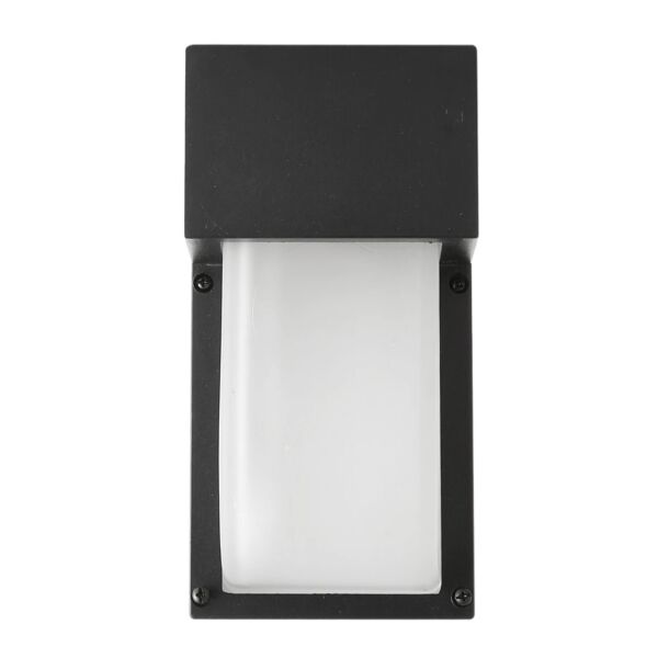 إضاءة جدارية خارجي اسود مفرد
