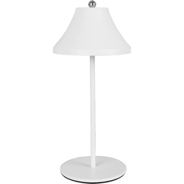 ابجورة طاولة تعمل بالبطارية انارة 3 إضاءات - ابيض