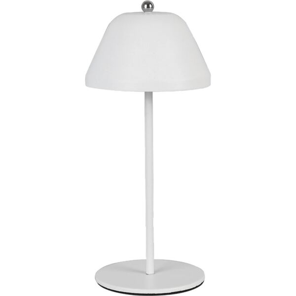 ابجورة طاولة تعمل بالبطارية انارة 3 إضاءات مورلا - ابيض