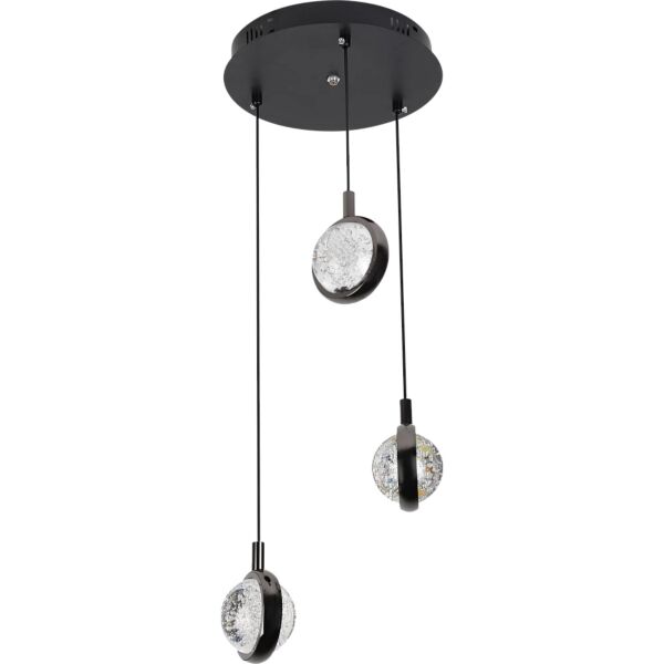 إنارة معلقة إليجانت برايم ثلاثي 3 اضاءات متغيرة - اسود
