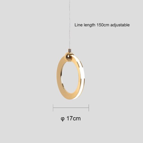 إنارة معلقة لومينايز - ذهبي