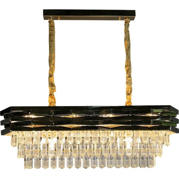 ثريا انارة معلقة كريستال ذهبي E14x10L