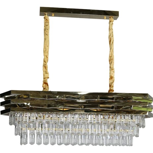 ثريا انارة معلقة كريستال ذهبي E14x10L