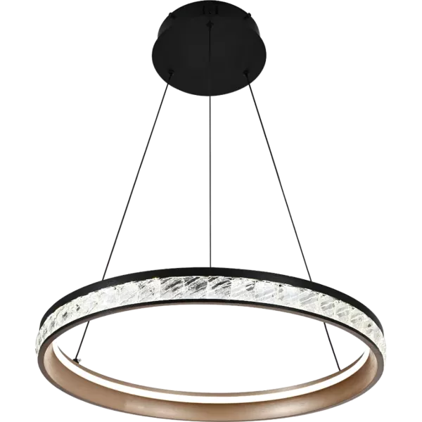 ثريا مودرن اسود مع 3اضاءات 55 واط