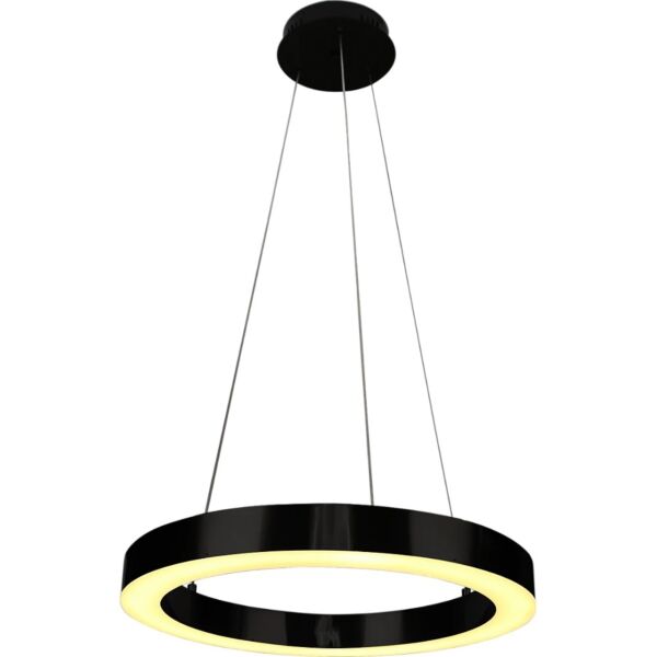 إنارة معلقة مودرن قاعدة واحدة 36 واط 50 سم - اسود