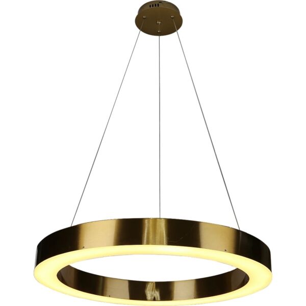 إنارة معلقة مودرن قاعدة واحدة 36 واط 50 سم - زيتي