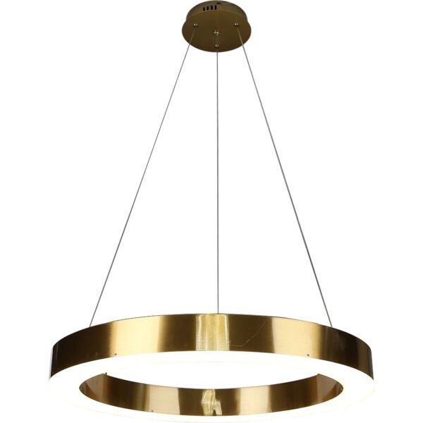 إنارة معلقة مودرن قاعدة واحدة 36 واط 50 سم - زيتي