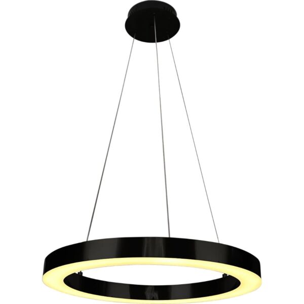 انارة معلقة مودرن - 48 واط اسود