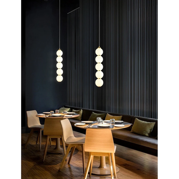 إنارة معلقة مودرن لون الانارة اصفر 15 واط