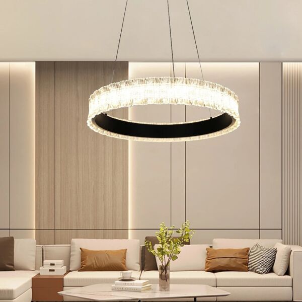 انارة معلقة مودرن أسود 3 اضاءات 48 واط