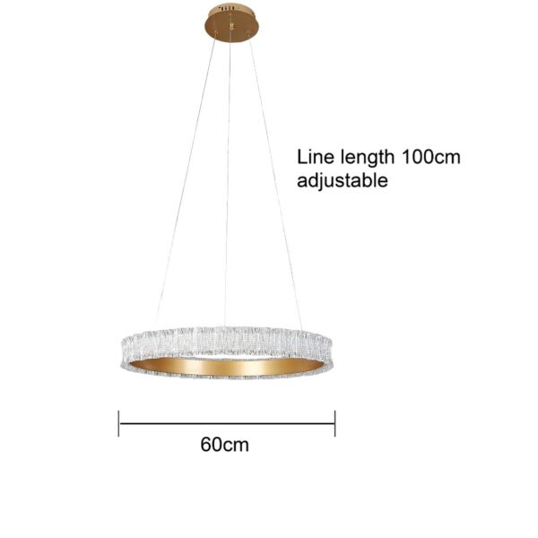 انارة معلقة ذهبي لون الانارة 3 اضاءات 75 واط