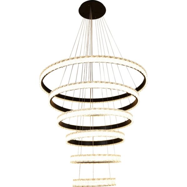 ثريا علاقي مودرن 3 حلقات 350 واط - فضي