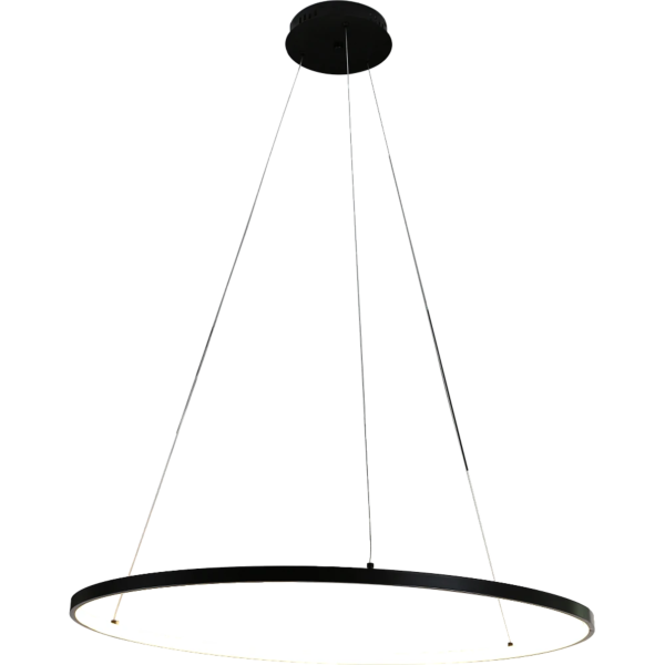 إنارة معلقة مودرن اسود لون الانارة اصفر 30 واط