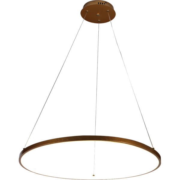 إنارة معلقة مودرن ذهبي لون الانارة اصفر 30 واط