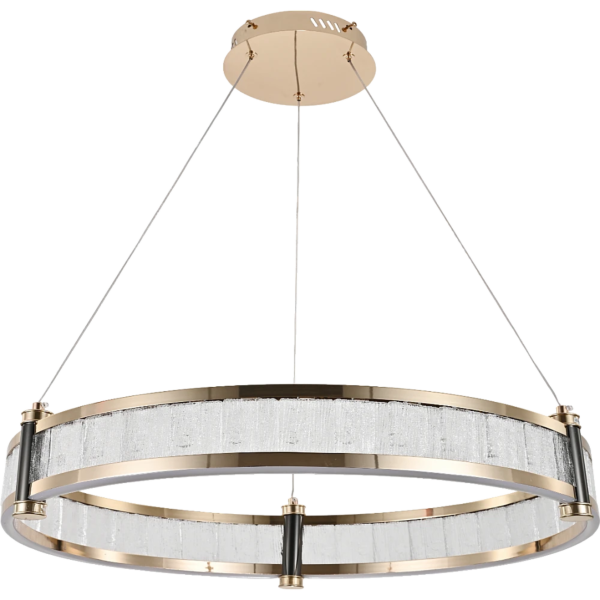 ثريا مودرن ذهبي مع 3اضاءات 75 واط