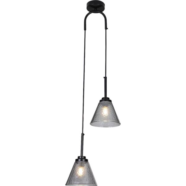 إنارة معلقة مودرن مجوز - اسود