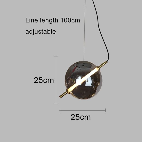 إنارة معلقه دارك - اسود