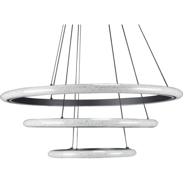 اضاءة معلقة مودرن 3 اضاءات 25 واط ثلاثي - اسود