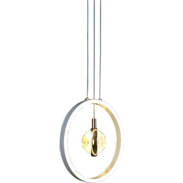 إنارة معلقة مودرن 3 اضاءات 48 واط - ابيض