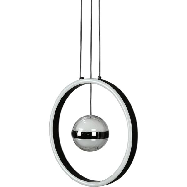 إنارة معلقة مودرن لون الانارة 3 اضاءات 48 واط جيراي - أسود