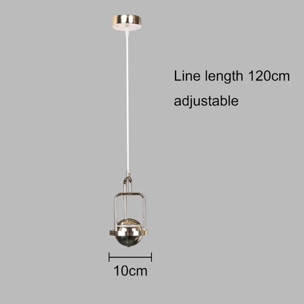 إنارة معلقة كريستال لايت - ذهبي