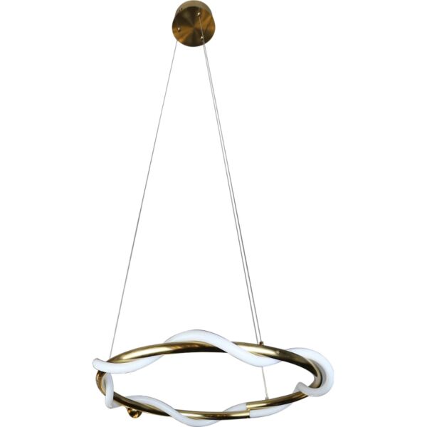 إنارة معلقة مودرن لون الانارة اصفر 30 واط - ذهبي زيتي