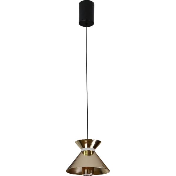 اضاءة معلقة مفرد انارة اصفر 7 واط روي - ذهبي