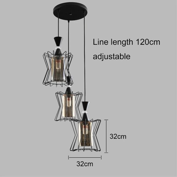 علاقي ثلاثي اسود سيناE27x3L