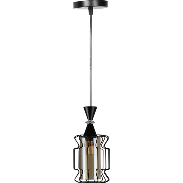 انارة معلقة مفرد اسود E27x1L