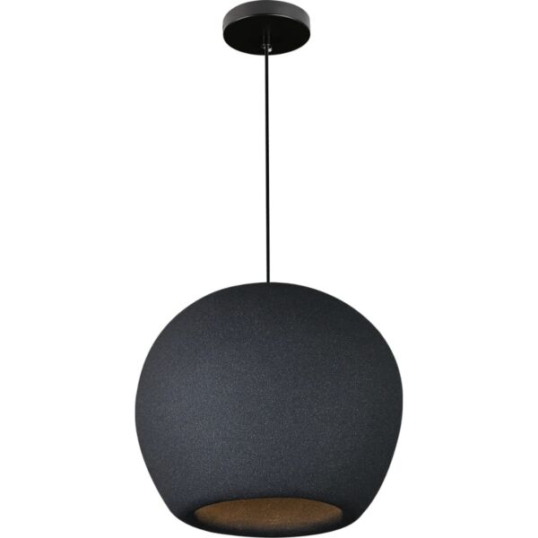 اضاءة معلقة نساتيا - 45 سم - اسود