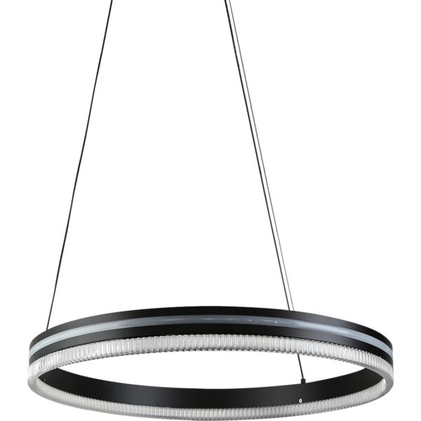 ثريا مودرن 3 اضاءات قطر 40 سم - اسود