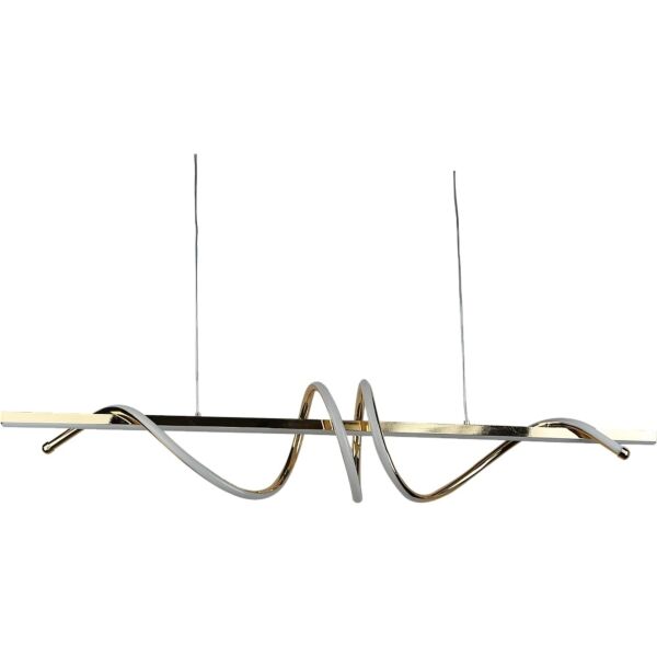 اضاءة معلقة مودرن انارة 3 اضاءات 55 واط - ذهبي