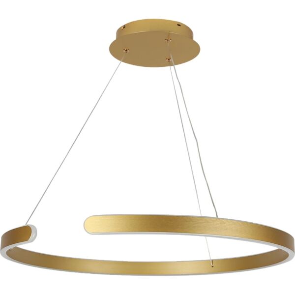 ثريا علاقي مودرن لون الانارة 3 اضاءات 85 واط - ذهبي